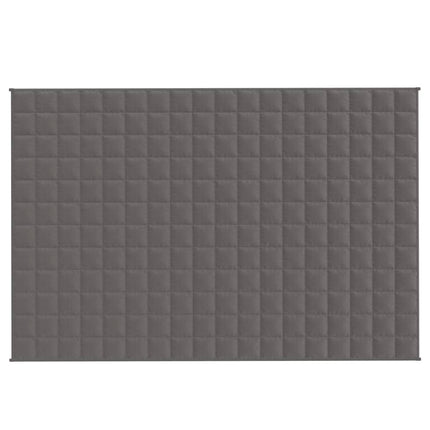 Tyngdtäcke grå 120x180 cm 9 kg tyg
