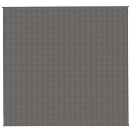 Tyngdtäcke grå 220x235 cm 15 kg tyg