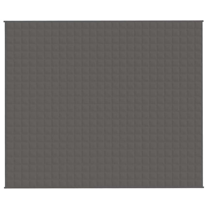Tyngdtäcke grå 220x260 cm 11 kg tyg