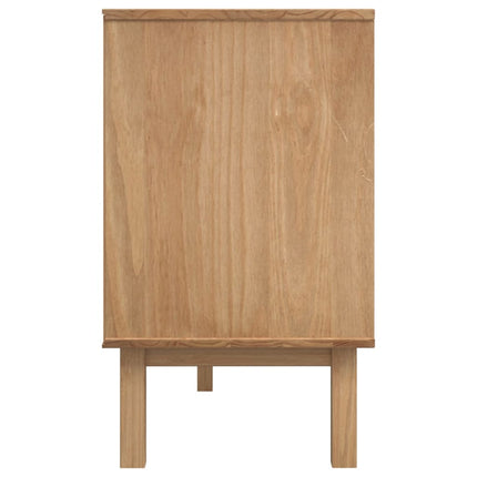 Skänk OTTA brun&vit 114x43x73,5 cm massiv furu