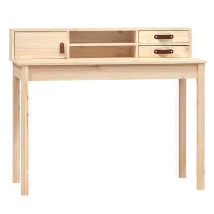 Skrivbord 110x50x93 cm massivt trä furu