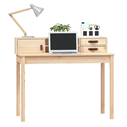Skrivbord 110x50x93 cm massivt trä furu