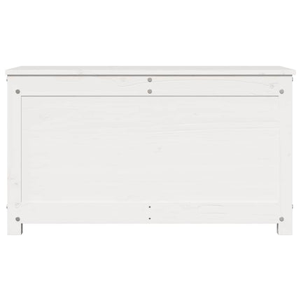 Förvaringslåda vit 80x40x45,5 cm massiv furu