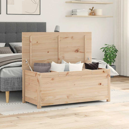 Förvaringslåda 110x50x45,5 cm massiv furu