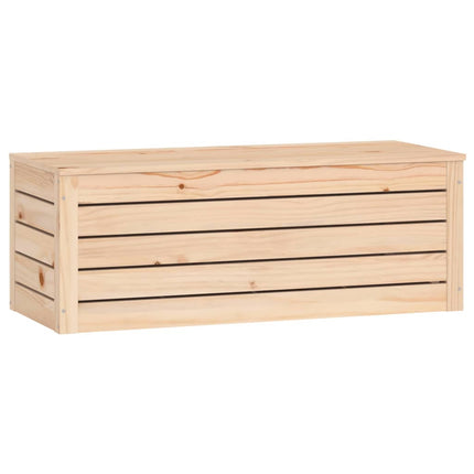 Förvaringslåda 89x36,5x33 cm massiv furu