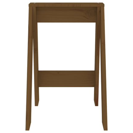 Pallar 2 st honungsbrun 40x40x60 cm massiv furu