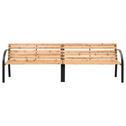 Dubbelbänk 225 cm massivt granträ
