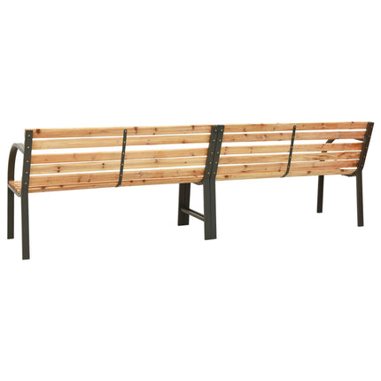 Dubbelbänk 225 cm massivt granträ