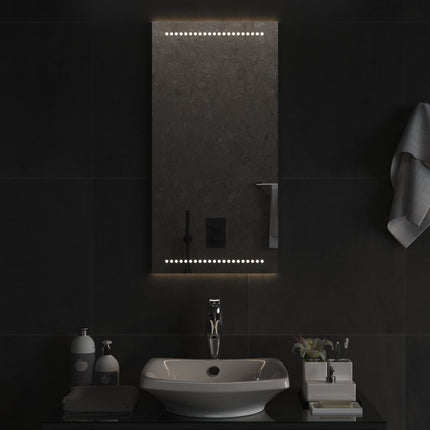 Badrumsspegel LED 40x80 cm
