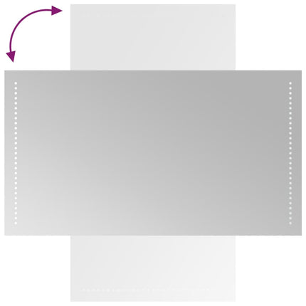 Badrumsspegel LED 50x90 cm