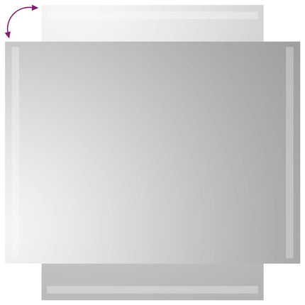 Badrumsspegel LED 60x80 cm