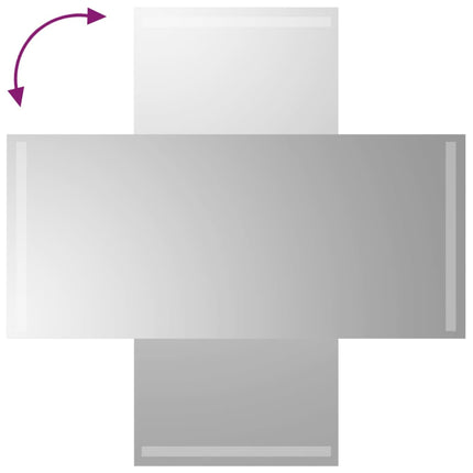 Badrumsspegel LED 40x90 cm