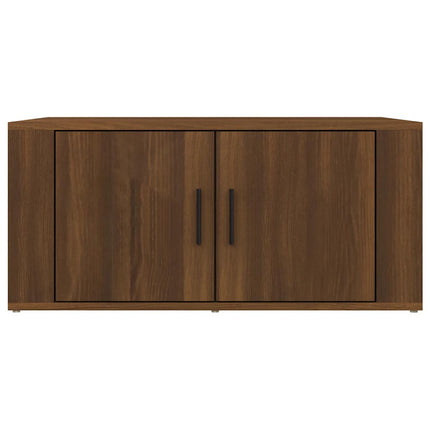 Soffbord brun ek 80x50x36 cm konstruerat trä