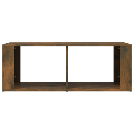 Soffbord rökfärgad ek 100x50x36 cm konstruerat trä