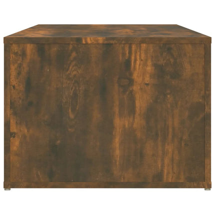 Soffbord rökfärgad ek 100x50x36 cm konstruerat trä
