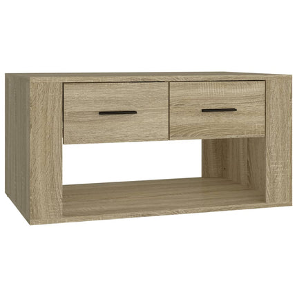 Soffbord sonoma-ek 80x50x40 cm konstruerat trä