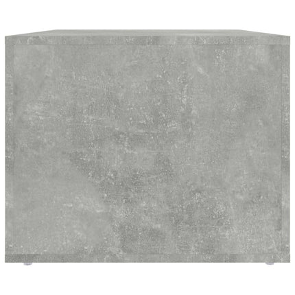 Soffbord betonggrå 80x50x40 cm konstruerat trä