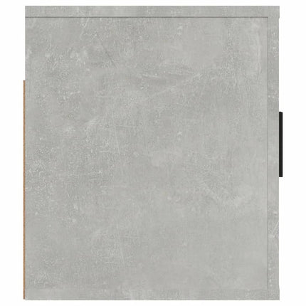 Väggmonterat tv-bänk betonggrå 80x34,5x40 cm
