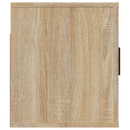Väggmonterad tv-bänk sonoma-ek 100x34,5x40 cm