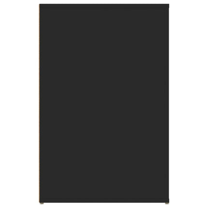 Skrivbord svart 100x49x75 cm konstruerat trä