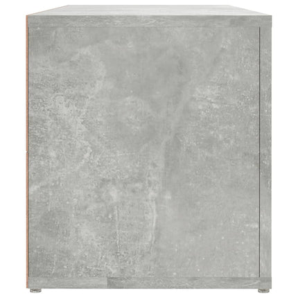 Tv-bänk betonggrå 100x31,5x35 cm konstruerat trä