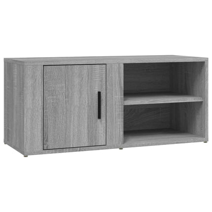 TV-skåp grå sonoma 80x31,5x36 cm konstruerat trä