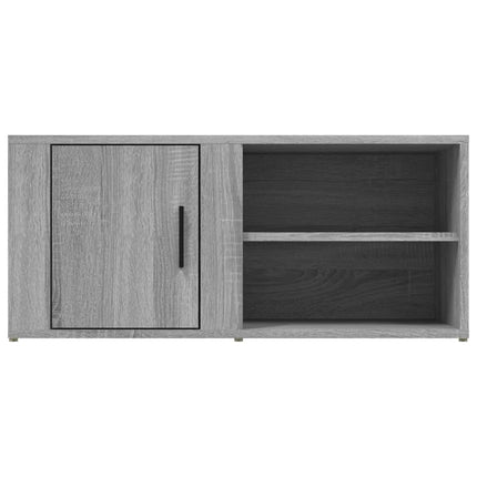 TV-skåp grå sonoma 80x31,5x36 cm konstruerat trä