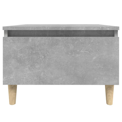 Sidobord betonggrå 50x46x35 cm konstruerat trä