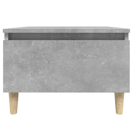 Sidobord 2 st Betonggrå 50x46x35 cm konstruerat trä