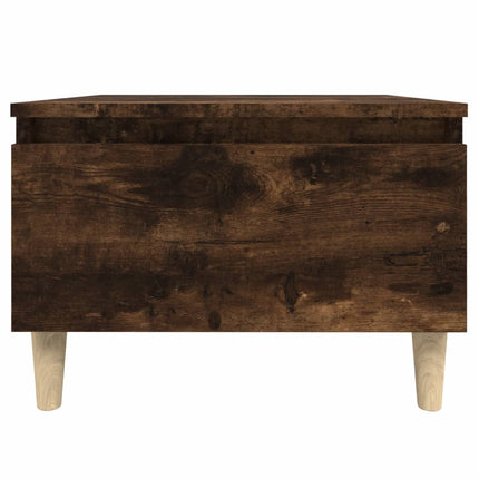 Soffbord rökfärgad ek 50x46x35 cm konstruerat trä
