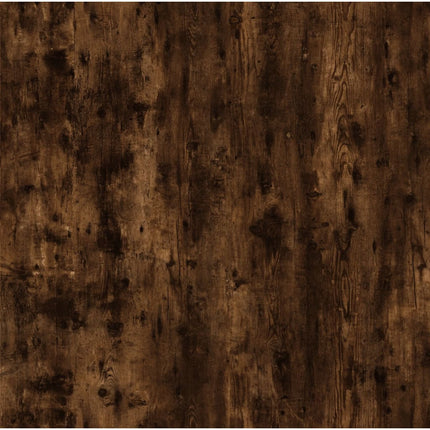 Soffbord 2 st rökfärgad ek 50x46x35 cm konstruerat trä