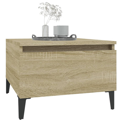 Sidobord sonoma-ek 50x46x35 cm konstruerat trä