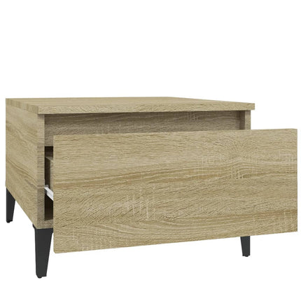 Sidobord sonoma-ek 50x46x35 cm konstruerat trä