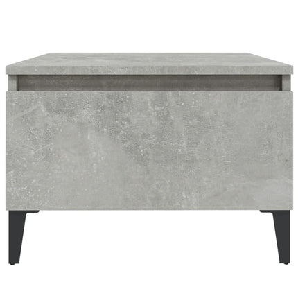 Sidobord betonggrå 50x46x35 cm konstruerat trä