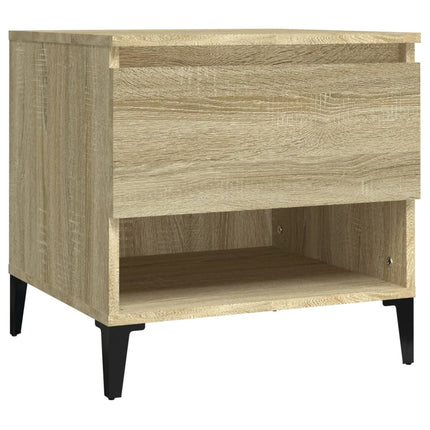 Sidobord sonoma-ek 50x46x50 cm konstruerat trä