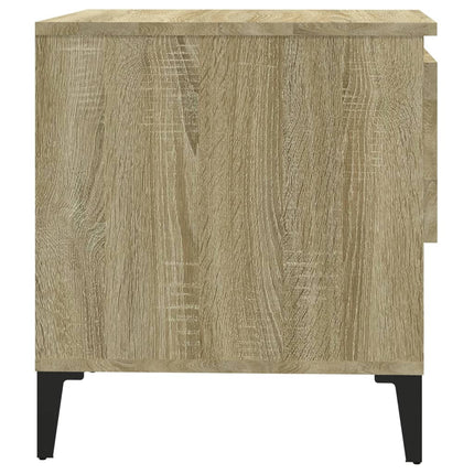 Sidobord sonoma-ek 50x46x50 cm konstruerat trä