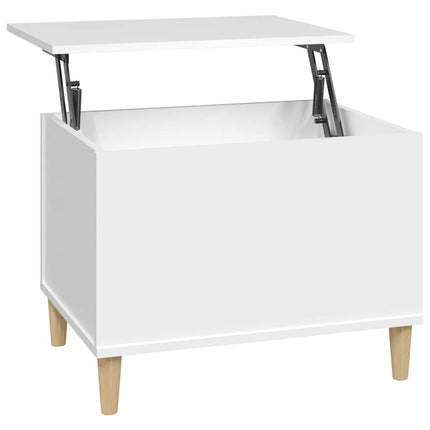 Soffbord vit 60x44,5x45 cm konstruerat trä