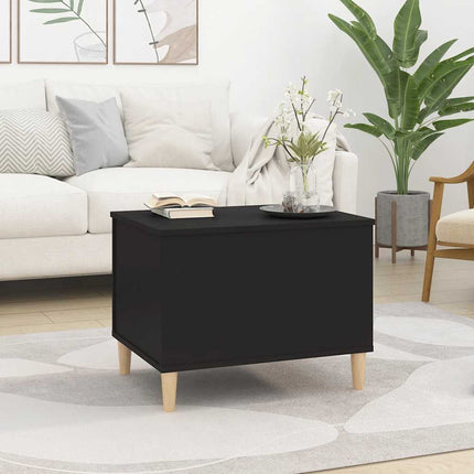 Soffbord svart 60x44,5x45 cm konstruerat trä
