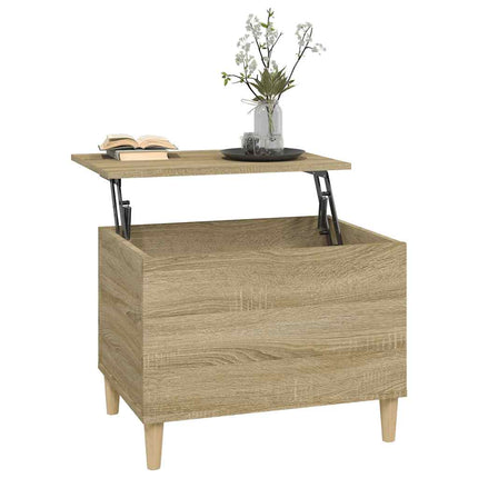 Soffbord sonoma-ek 60x44,5x45 cm konstruerat trä