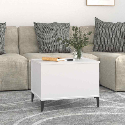 Soffbord vit 60x44,5x45 cm konstruerat trä