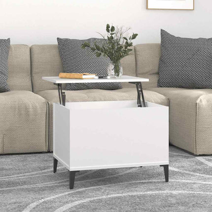 Soffbord vit 60x44,5x45 cm konstruerat trä