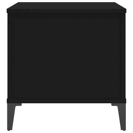 Soffbord svart 60x44,5x45 cm konstruerat trä