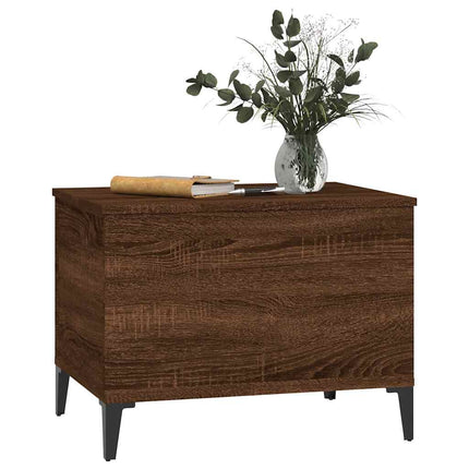 Soffbord brun ek 60x44,5x45 cm konstruerat trä