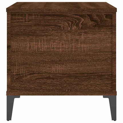 Soffbord brun ek 60x44,5x45 cm konstruerat trä