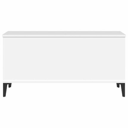 Soffbord vit 90x44,5x45 cm konstruerat trä