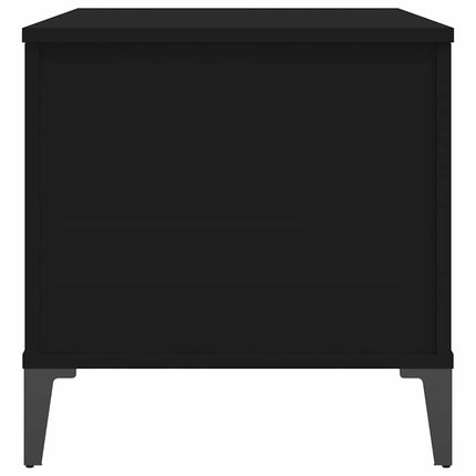 Soffbord svart 90x44,5x45 cm konstruerat trä