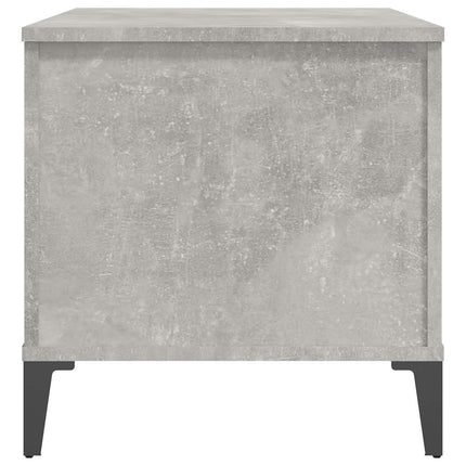 Soffbord betonggrå 90x44,5x45 cm konstruerat trä