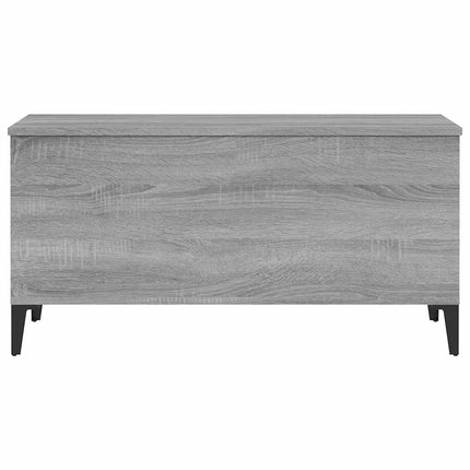 Soffbord grå sonoma 90x44,5x45 cm konstruerat trä