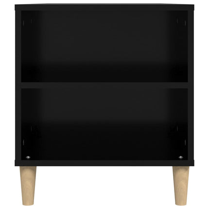 Tv-bänk svart 102x44,5x50 cm konstruerat trä