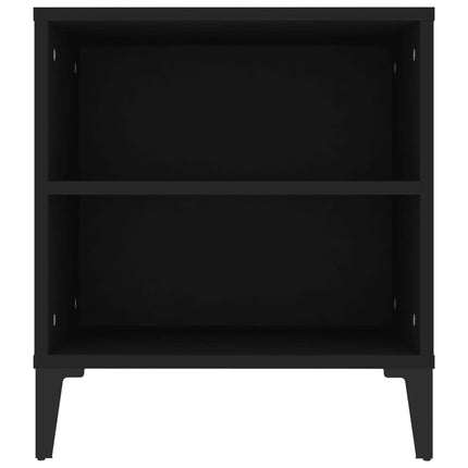 Tv-bänk svart 102x44,5x50 cm konstruerat trä